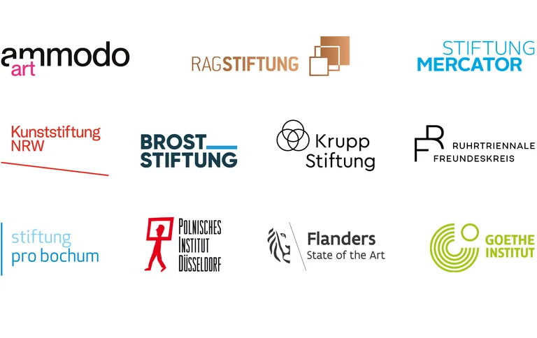 Logos der Projektförderer der Ruhrtriennale 2026