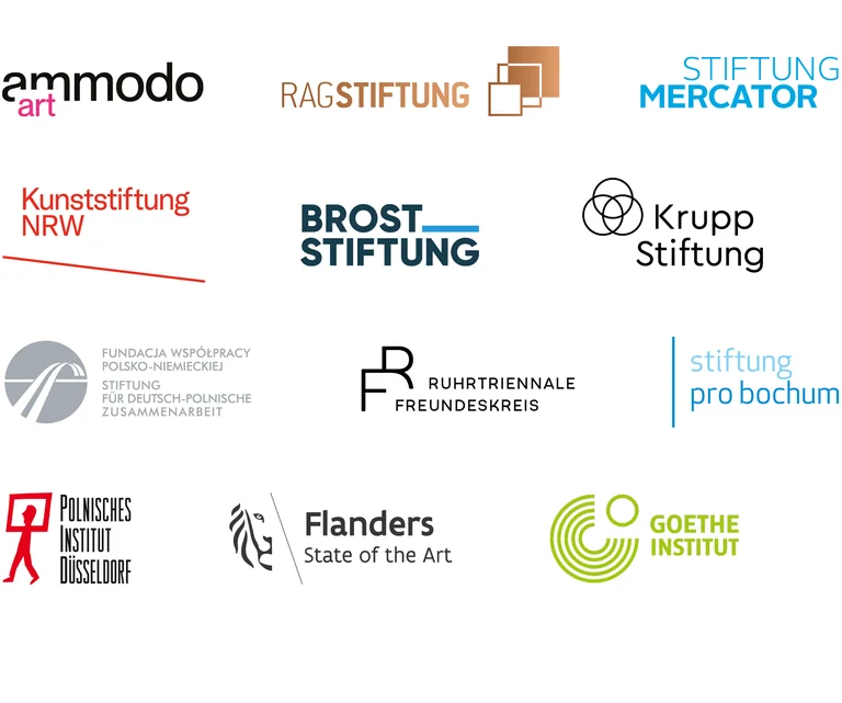 Logos of the project sponsors of the Ruhrtriennale 2026