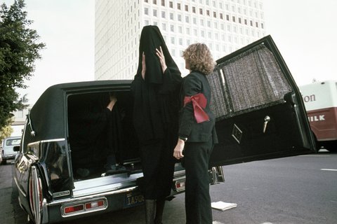 In Mourning and In Rage, 1977, Los Angeles City Hall, Performance by Suzanne Lacy and Leslie Labowitz