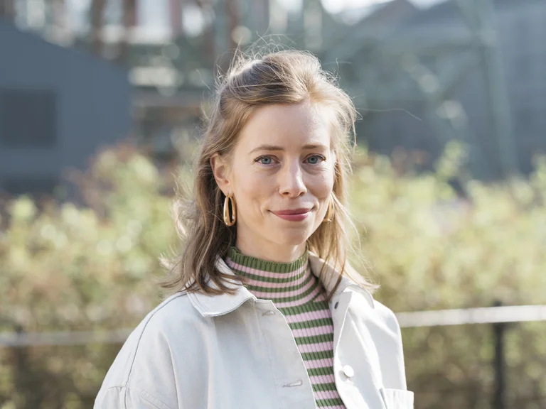 Portrait of Britta Schünemann, head dramaturge of the Ruhrtriennale