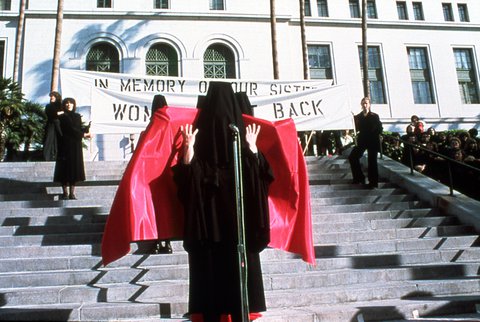 In Mourning and In Rage, 1977, Los Angeles City Hall, Performance by Suzanne Lacy and Leslie Labowitz