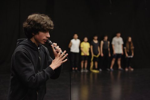Rehearsal photos La posibilidad de la ternura / Die Möglichkeit von Zärtlichkeit