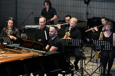 Shelley Washington, Brian Walsh, Adam Tendler, Richard Valitutto  spielen in der Turbinenhalle in Bochum bei "Erased Music: Julius Eastman"